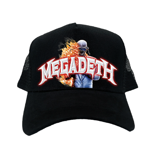 Megadeth Flame Vic Trucker Hat