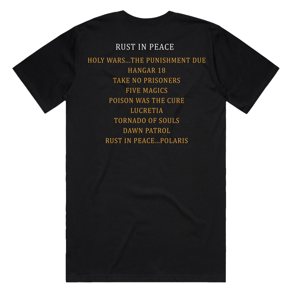 Rust In Peace Tracklist Tee