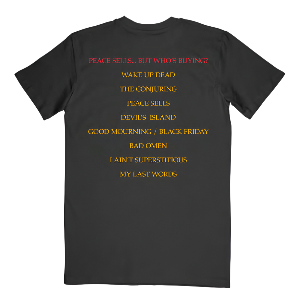 Peace Sells Tracklist Tee