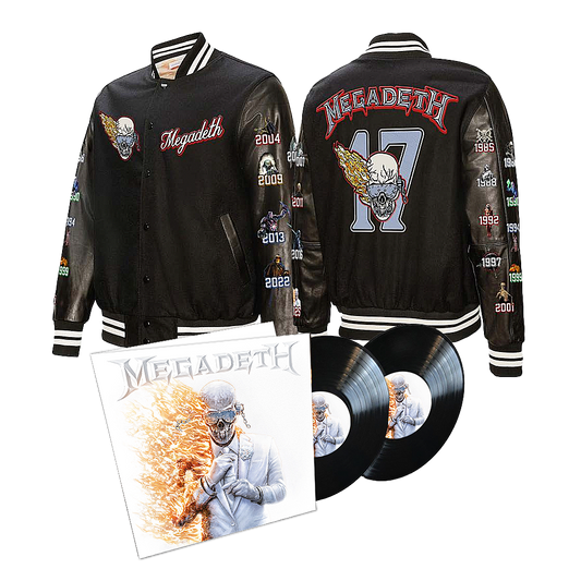 Megadeth Varsity Jacket + LP Deluxe Fan Pack