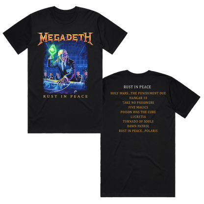 Rust In Peace Tracklist Tee