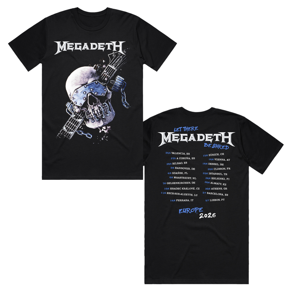 Megadeth EU Itin Tee