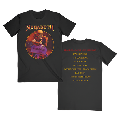 Peace Sells Tracklist Tee